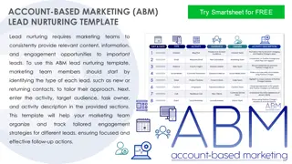 ABM Lead Nurturing Template for Marketing Teams