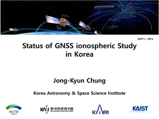 GNSS Ionospheric Study in Korea: Insights and Findings