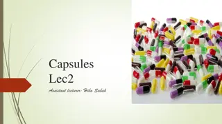 Soft Gelatin Capsules: Definition, Applications, Manufacturing, and Specifications