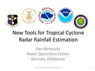 Advances in Tropical Cyclone Radar Rainfall Estimation