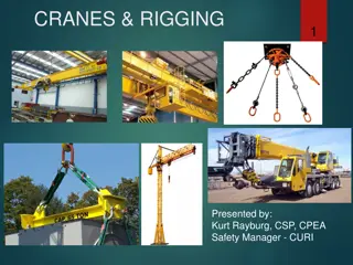 Comprehensive Guide to Cranes and Rigging Safety Practices