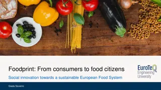 Foodprint: Transforming European Food System Through Social Innovation