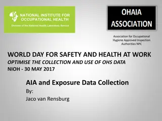 Occupational Hygiene Approved Inspection Authorities and Exposure Data Collection