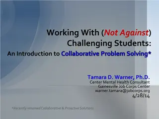 Working Collaboratively with Challenging Students