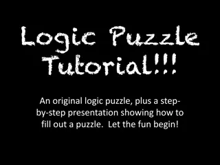 Step-by-Step Logic Puzzle Tutorial with Original Puzzle