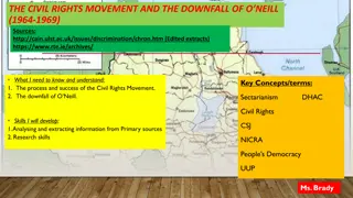 The Civil Rights Movement and Terence O'Neill's Demise (1964-1969)