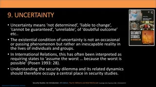 Understanding the Security Dilemma in International Relations