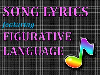 Exploring Figurative Language in Popular Song Lyrics