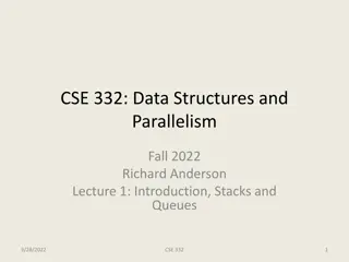 Introduction to CSE 332: Data Structures and Parallelism with Richard Anderson