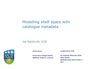 Exploring Shelf Space Management Through Metadata Analysis