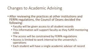 Enhanced Academic Advising at University