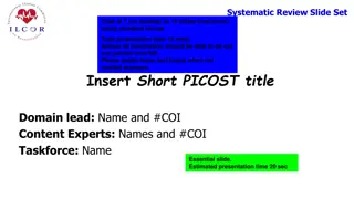 Systematic Review Slide Set Overview