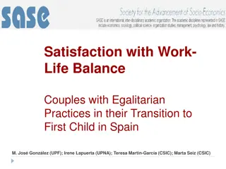 Satisfaction with Work-Life Balance: Egalitarian Practices in Transition to Parenthood