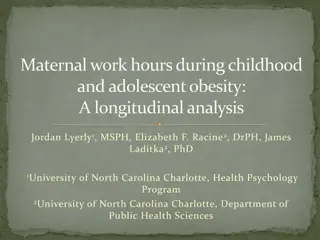 Maternal Work Hours and Adolescent Obesity: A Longitudinal Analysis