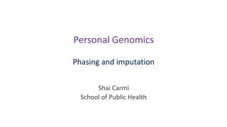 Phasing in Personal Genomics