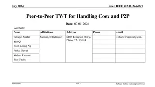 Enhancements for In-Device Coexistence in WLAN Devices