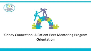 Kidney Connection: Peer Mentoring Program Orientation