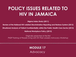 HIV-Related Stigma and Discrimination in Jamaica: A Policy Review