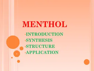 Menthol: Synthesis, Structure, and Applications