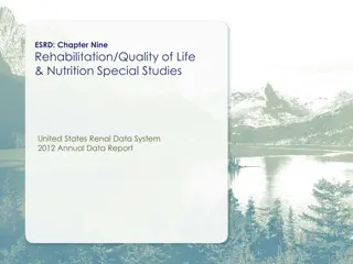 Insights from USRDS 2012 Annual Data Report on Rehabilitation, Quality of Life, and Nutrition