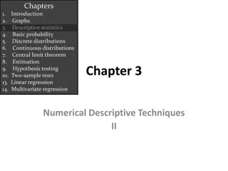 Descriptive Statistics in Data Analysis