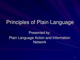 Understanding Plain Language: Techniques, Examples, and Mandates