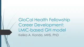 Career Development and Funding Trajectory in LMIC-based Global Health Model