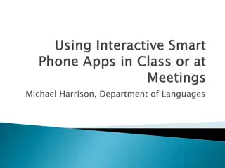 Interactive Tools for Engaging Language Department Students