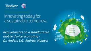 Greening Mobile Devices: Requirements for Standardized Eco-Rating