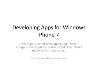 Developing Apps for Windows Phone 7: A Comprehensive Guide