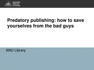 Safeguarding Against Predatory Publishing Practices