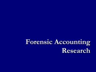 Forensic Accounting and Fraud - Types and Definitions