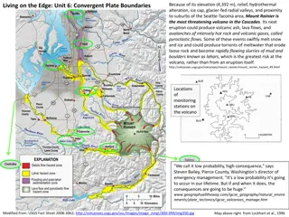 Mount Rainier Volcano Threats and Monitoring Data