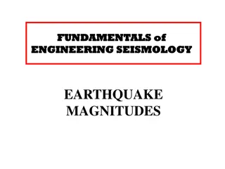 Earthquake Magnitudes and Seismic Measurements