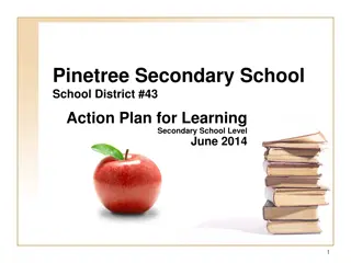 Pinetree Secondary School District #43 Action Plan Summary