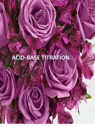 Acid-Base Titration in Analytical Chemistry