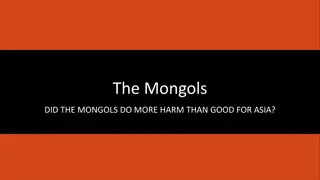 The Mongols: Assessing Their Impact on Asia