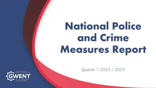 Gwent Police Crime Reduction Strategies Report Q1 2023/2024