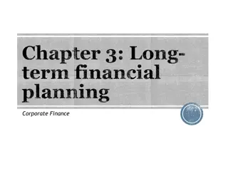 Long-Term Financial Planning and Pro Forma Analysis