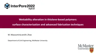 Understanding Wettability Alteration in Thiolene-Based Polymers