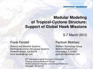 Modular Modeling of Tropical Cyclone Structure: Supporting Global Hawk Missions