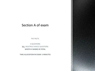 Theater Exam Section A Overview