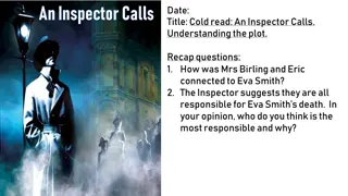 An Inspector Calls: Unraveling Responsibility and Guilt