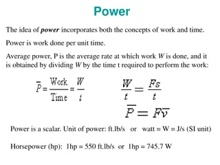 Understanding Power, Work, and Energy in Physics