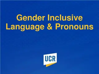 Exploring Gender Diversity & Inclusive Communication