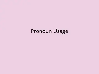 Pronoun Case: Nominative and Objective Pronouns