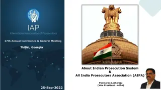 Evolution of Indian Prosecution System and Current Structure