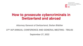 Cybercrime Prosecution Challenges and Strategies in Switzerland