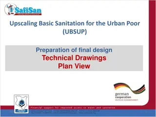 Urban Poor Sanitation Design Technical Drawings and Planning View