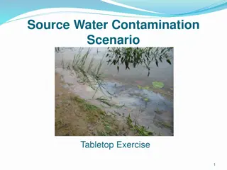 Source Water Contamination Tabletop Exercise Overview